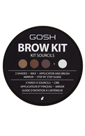 GOSH Brow Kit тени для бровей, 3.32г