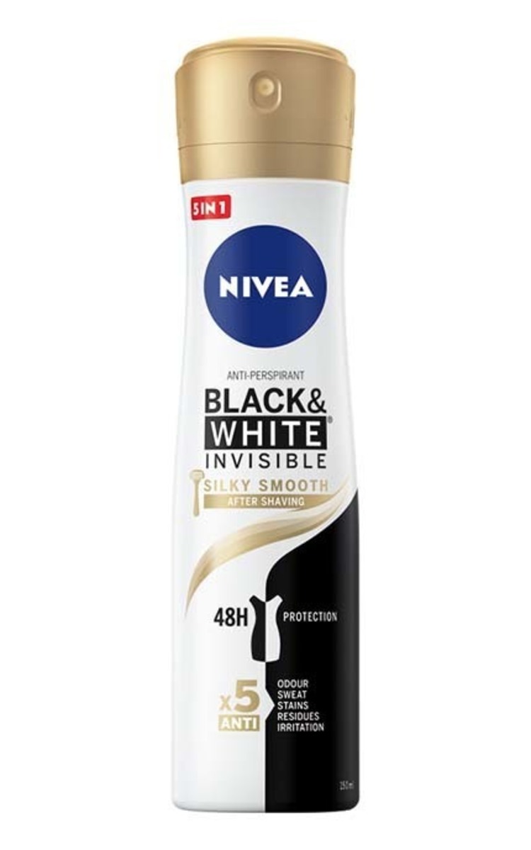 NIVEA NIVEA Black&White Silky Smooth распыляемый антиперспирант, 150мл 150 мл