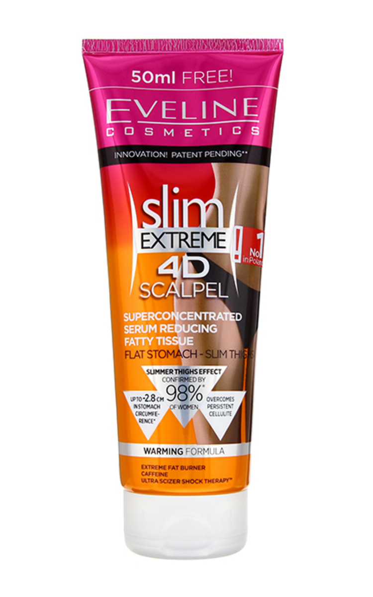 EVELINE EVELINE Slim Extreme Scalpel 4D Flat Stomach–Slim Thighs serums, 250ml 250 ml