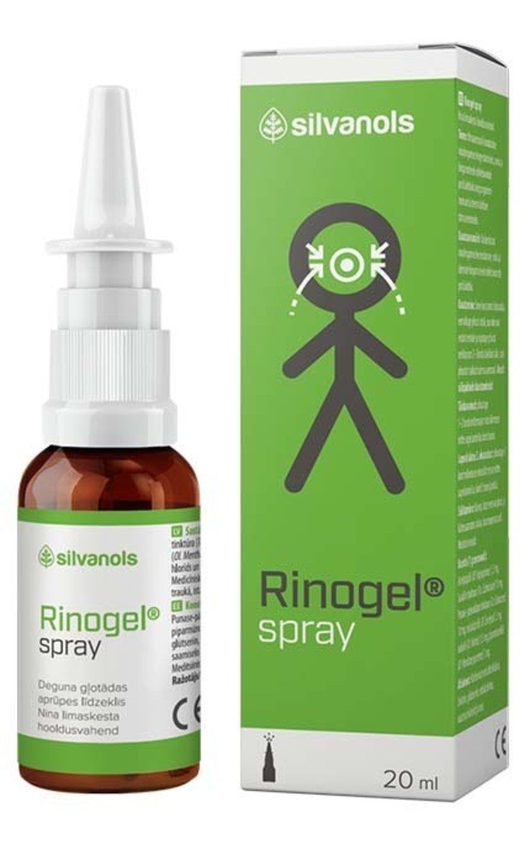 SILVANOLS SILVANOLS Rinogelspray спрей для лечения насморка, 20мл 20 мл