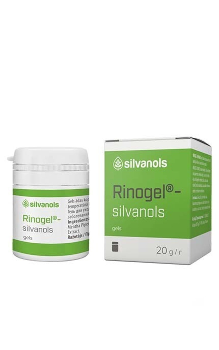 SILVANOLS SILVANOLS Rinogel-Silvanols гель для ухода за кожей вокруг носа, 20г 20 г