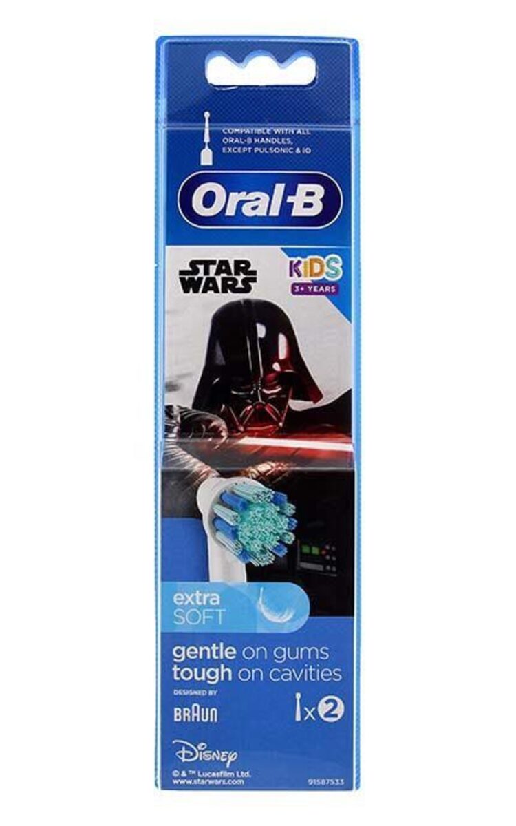 ORAL B ORAL-B Bērnu zobu birstes rezerves uzgaļi, 2gab. 2 gab.