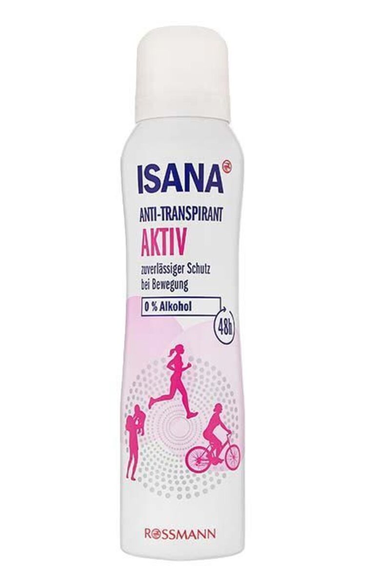 ISANA ISANA Aktiv izsmidzināms dezodorants, 150ml 150 ml