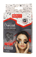 BEAUTY FORMULAS Charcoal maska ādai zem acīm, 12gab.