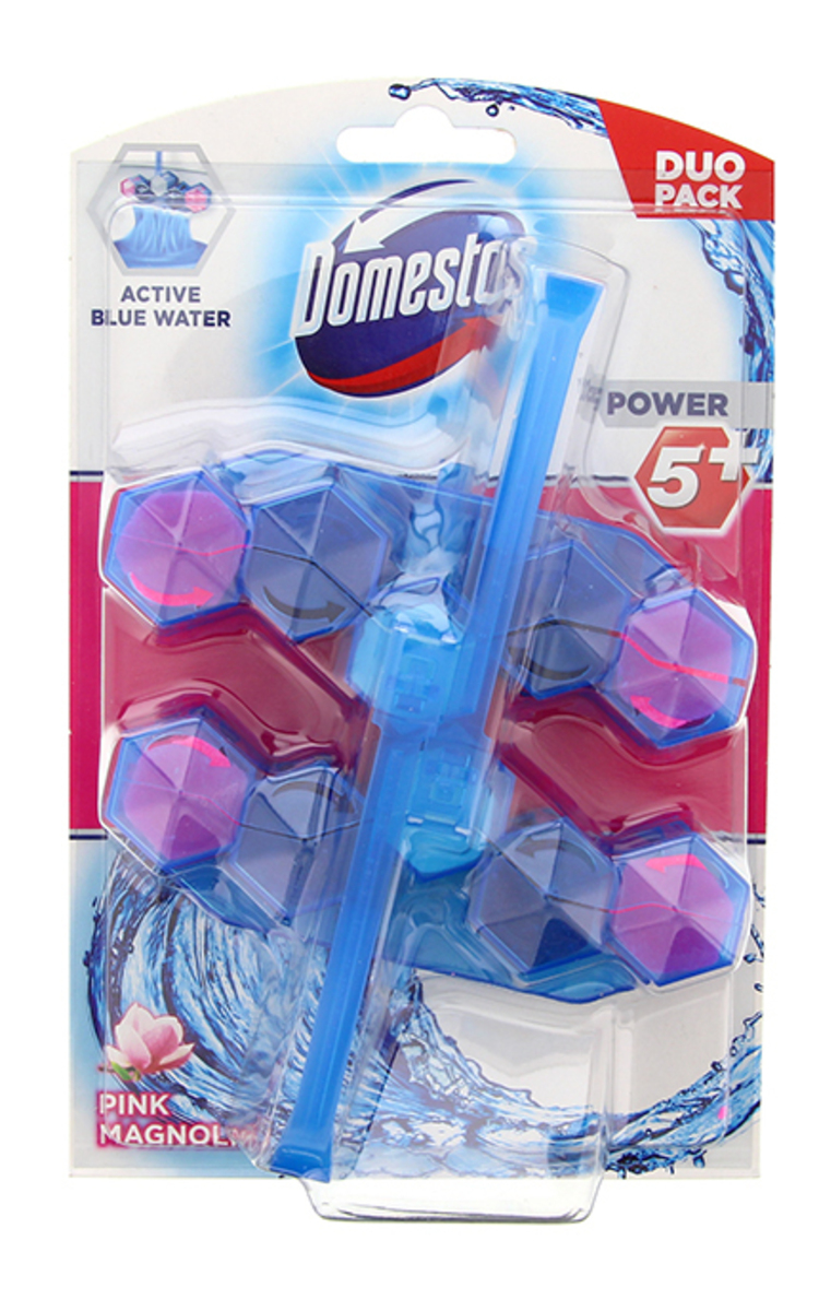 DOMESTOS DOMESTOS Duo Power5 Pink Magnolia туалетный блок, 2x53г 106 г