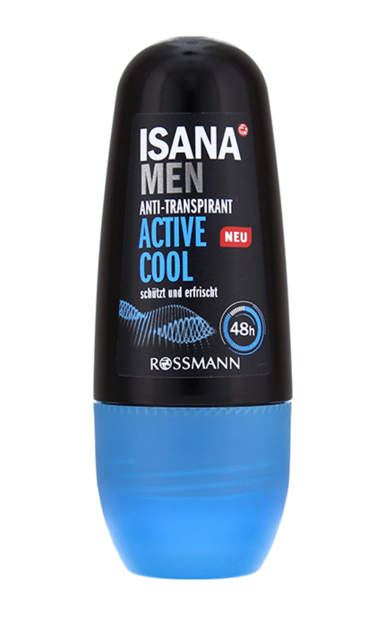 ISANA MEN ISANA MEN Active Cool роликовый антиперспирант, 50мл 50 мл