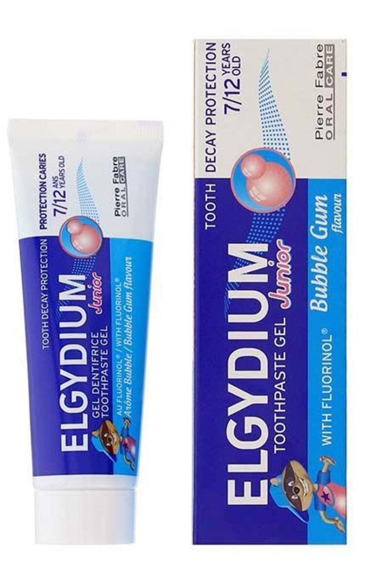 ELGYDIUM ELGYDIUM Junior 7-12 гелевая детская зубная паста, 50мл 50 мл