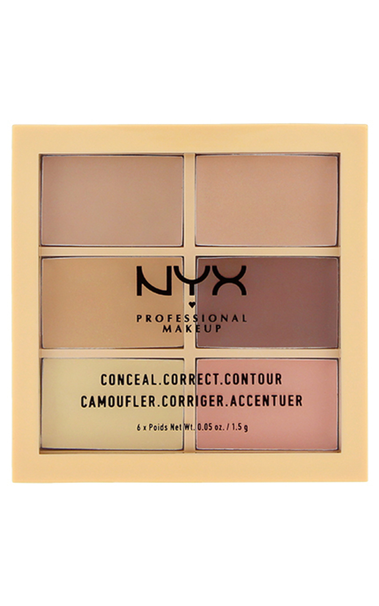 NYX PROFESSIONAL MAKEUP NYX PROFESSIONAL MAKEUP Konsīleru palete, 01 Light, 9g 1,5 g