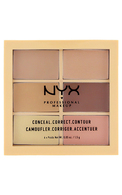 NYX PROFESSIONAL MAKEUP Konsīleru palete, 01 Light, 9g