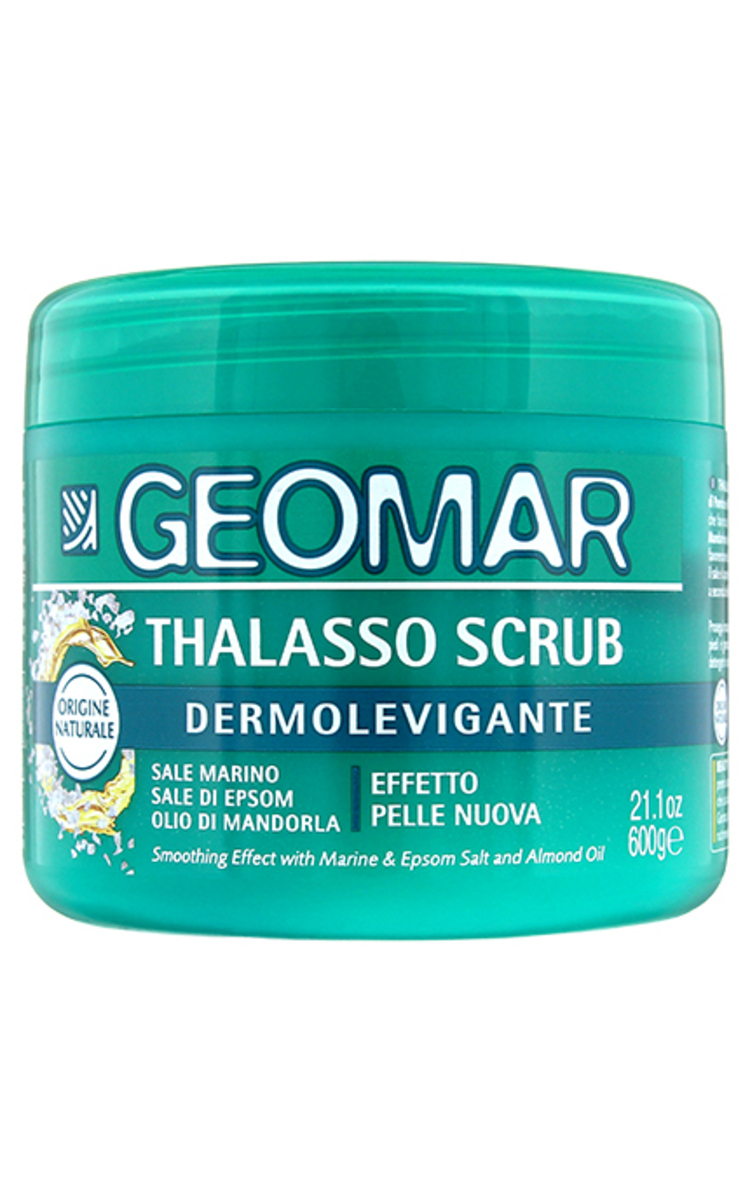 GEOMAR GEOMAR Thalasso Scrub Dermolevigante skrubis ar jūras sāli un augu eļļām, 600g 600 g