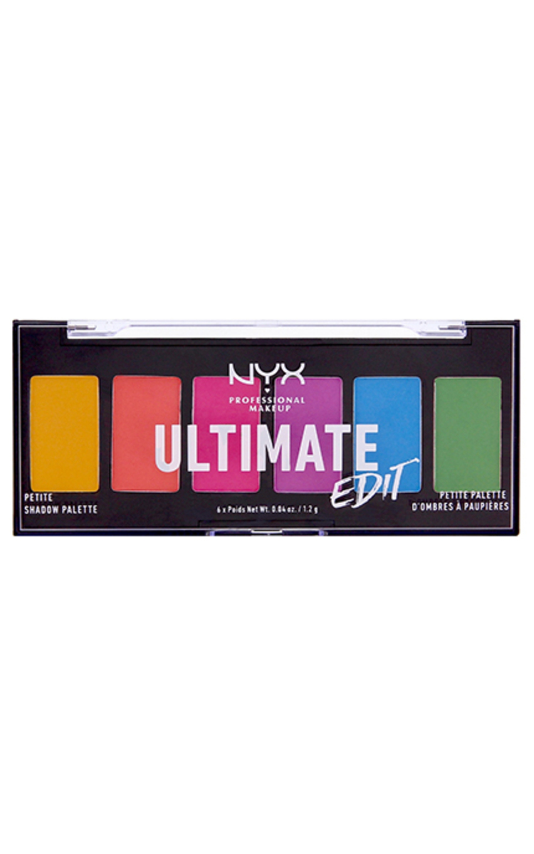 NYX PROFESSIONAL MAKEUP NYX PROFESSIONAL MAKEUP Ultimate Edit Petit палетка теней для век, 02 Bright, 7.2г 1,2 г