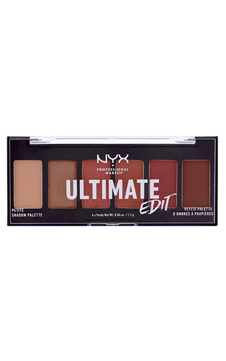 NYX PROFESSIONAL MAKEUP NYX PROFESSIONAL MAKEUP Ultimate Edit Petit палетка теней для век, 01 Warm Neutrals,  7.2г 1,2 г