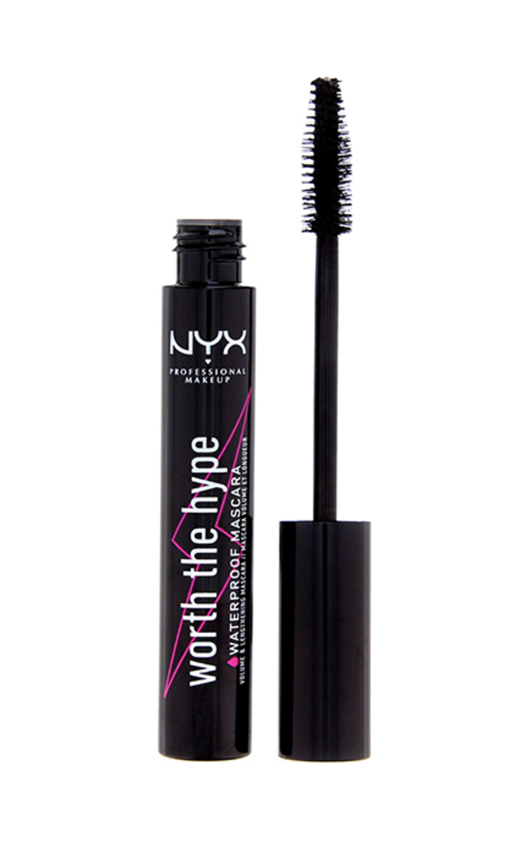 NYX PROFESSIONAL MAKEUP NYX PROFESSIONAL MAKEUP Worth The Hype водостойкая удлиняющая тушь для ресниц, 7мл Ultra Black