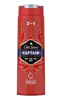 OLD SPICE Captain Hair&Body dušas želeja un šampūns vīriešiem, 400ml