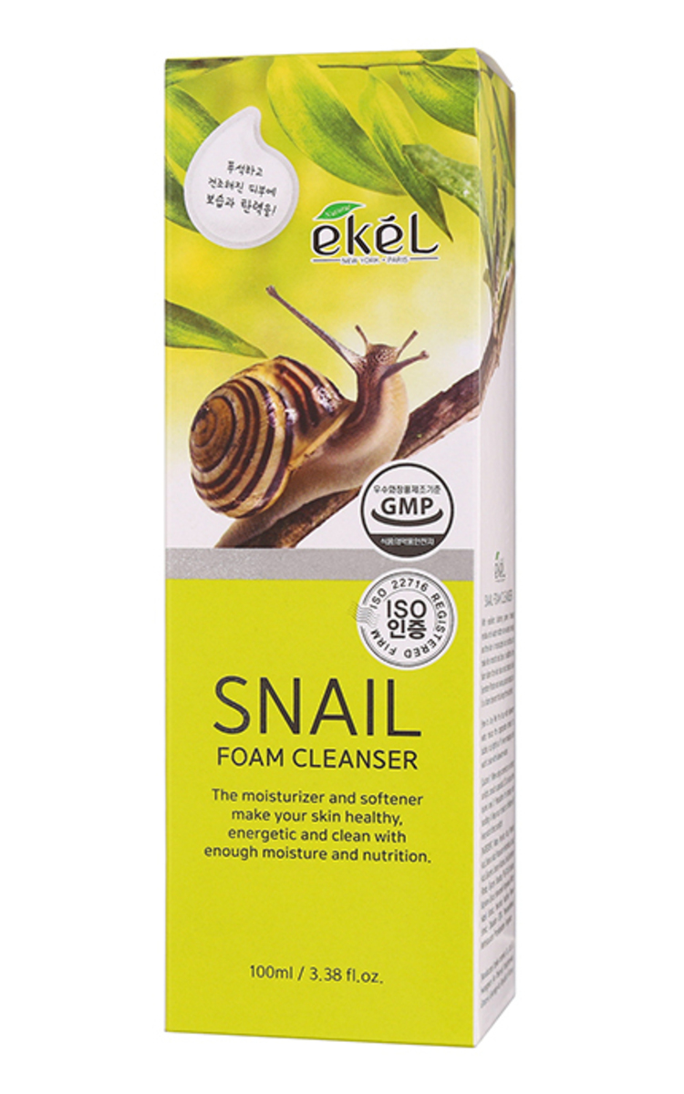 EKEL EKEL Snail reģenerējošas putas sejas mazgāšanai, 100ml 100 ml