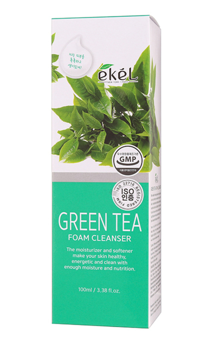 EKEL EKEL Green Tea тонизирующая пенка для умывания лица, 100мл 100 мл