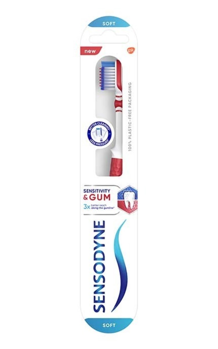 SENSODYNE SENSODYNE Sensitivity&Gum Soft зубная щётка (различные цвета) 1 шт