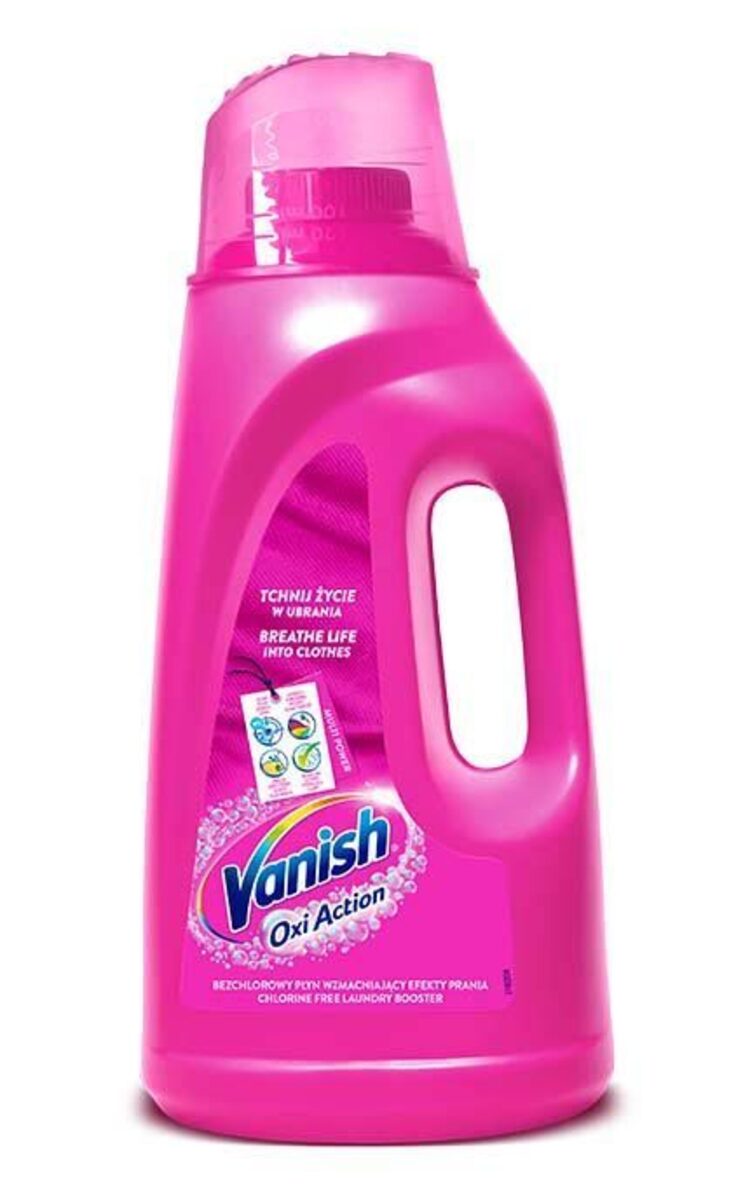 VANISH VANISH Oxi Action Pink жидкое пятновыводящее средство, 2л 2000 мл