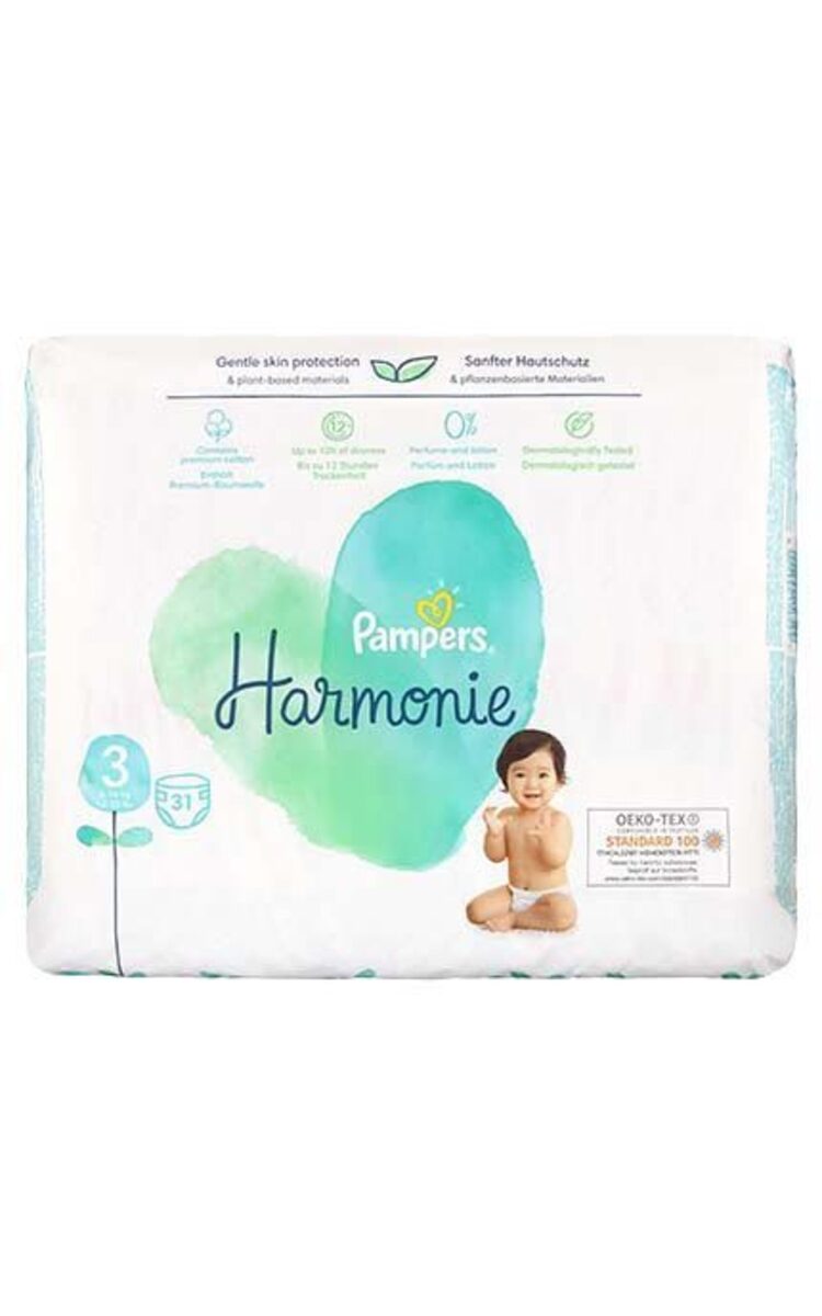 PAMPERS PAMPERS Harmonie S3 подгузники, 6-10кг, 31шт. 31 шт