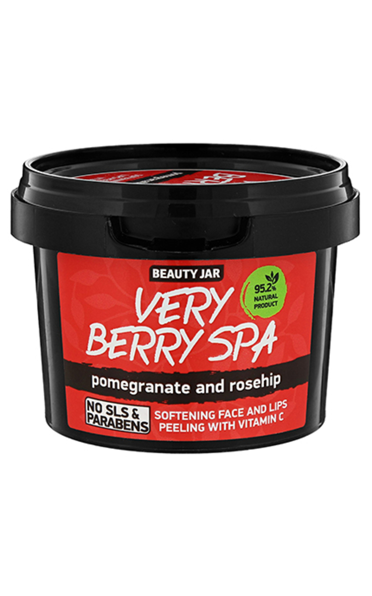 BEAUTY JAR BEAUTY JAR Very Berry SPA lūpu un sejas pīlings, 120g 120 g