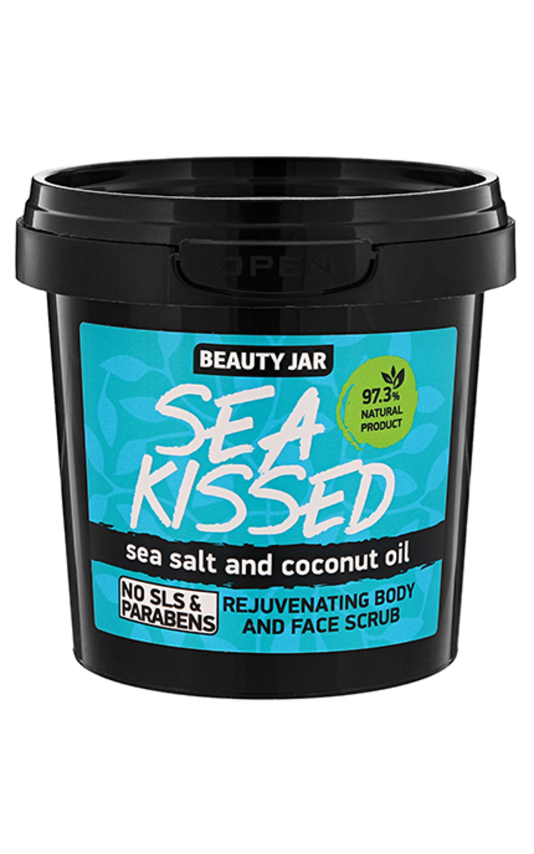 BEAUTY JAR BEAUTY JAR Sea Kissed омолаживающий скраб для тела и лица, 200г 200 г