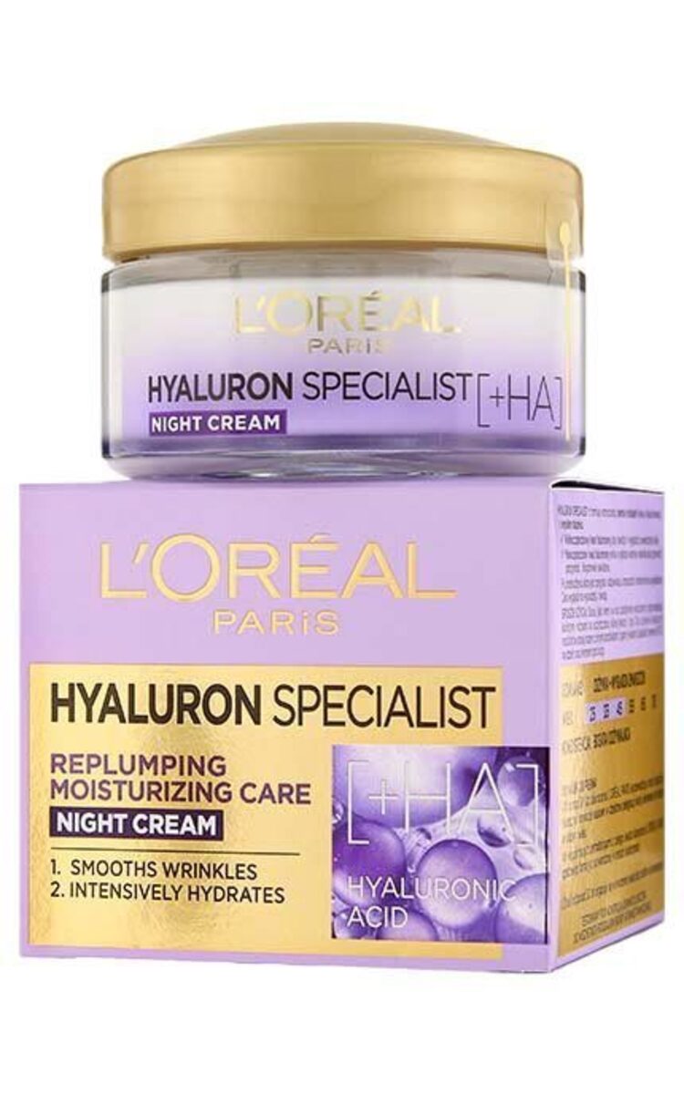 L`OREAL L`OREAL Hyaluron Specialist питательный ночной крем, 50мл 50 мл