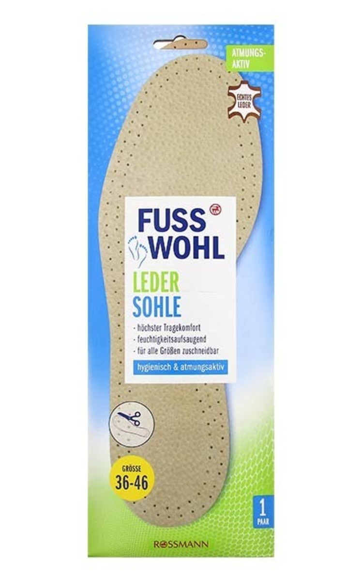 FUSS WOHL FUSS WOHL Стельки из натуральной кожи, 1пара 36-46