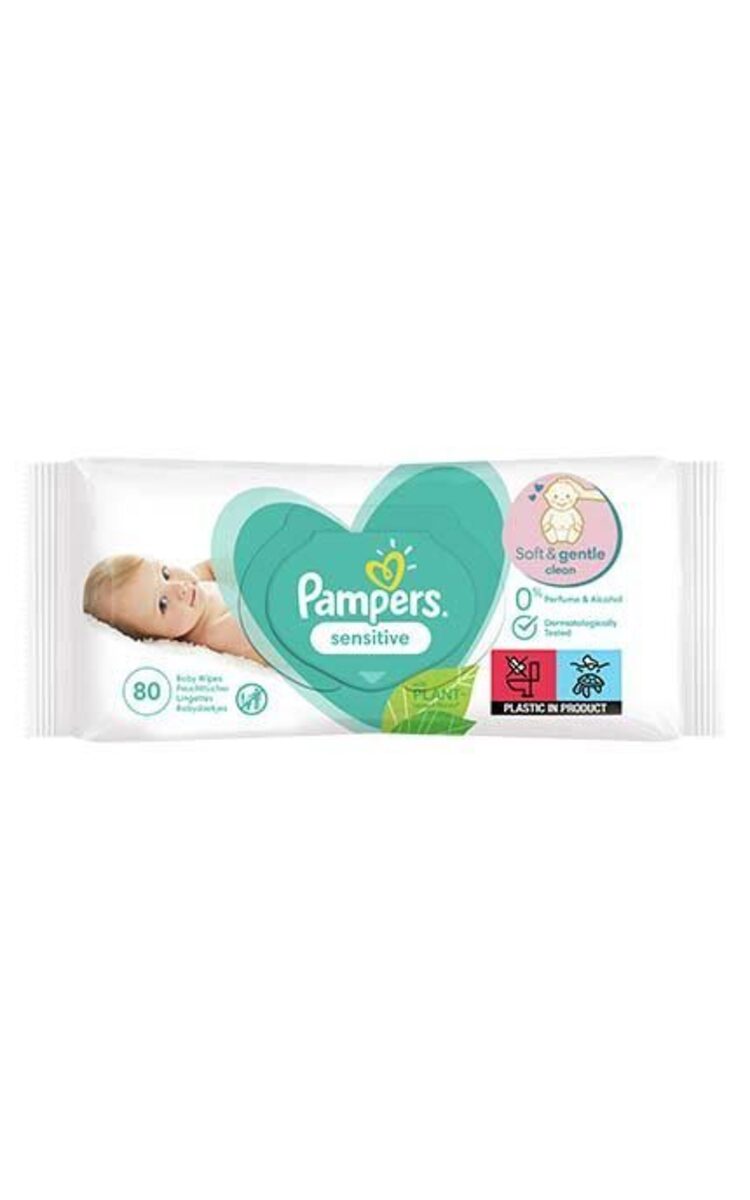 PAMPERS PAMPERS Sensitive влажные салфетки, 80шт. 80 шт