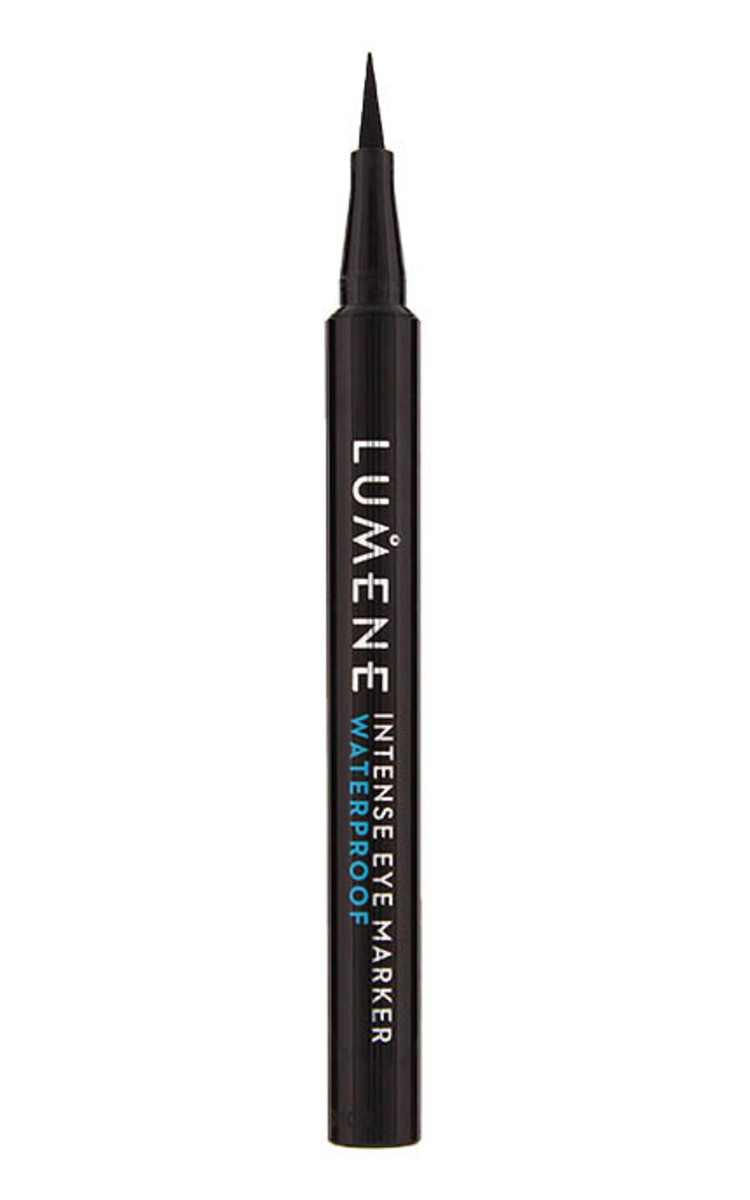 LUMENE LUMENE Intense Eye Marker Waterproof лайнер для глаз, Black, 1.1мл Ultra Black