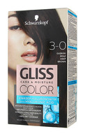 GLISS COLOR Care&Moisture стойкая краска для волос, 3-0 Глубокий каштановый, 1шт.