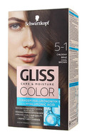 GLISS COLOR Care&Moisture стойкая краска для волос, 5-1 Холодный каштановый, 1шт.