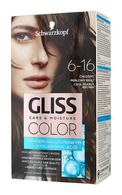 GLISS COLOR Care&Moisture стойкая краска для волос, 6-16 Холодный жемчужный каштановый, 1шт.