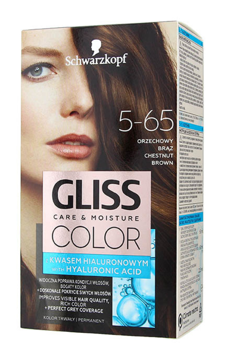 GLISS COLOR GLISS COLOR Care&Moisture стойкая краска для волос, 5-65 Каштановый, 1шт. 1 шт