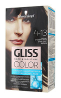 GLISS COLOR Care&Moisture стойкая краска для волос, 4-13 Холодный темно-каштановый, 1шт.