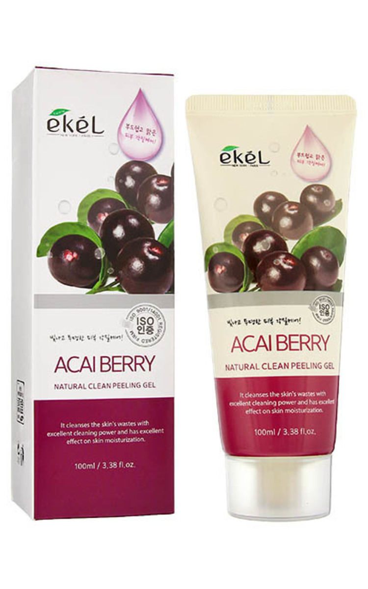 EKEL EKEL Acai Berry nolobošs pīlings ar akai ogām sejas ādai, 100ml 100 ml