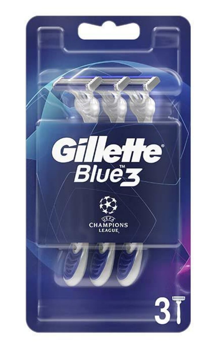 GILLETTE GILLETTE Blue3 одноразовые мужские бритвенные станки, 3шт. 3 шт