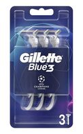 GILLETTE Blue3 одноразовые мужские бритвенные станки, 3шт.