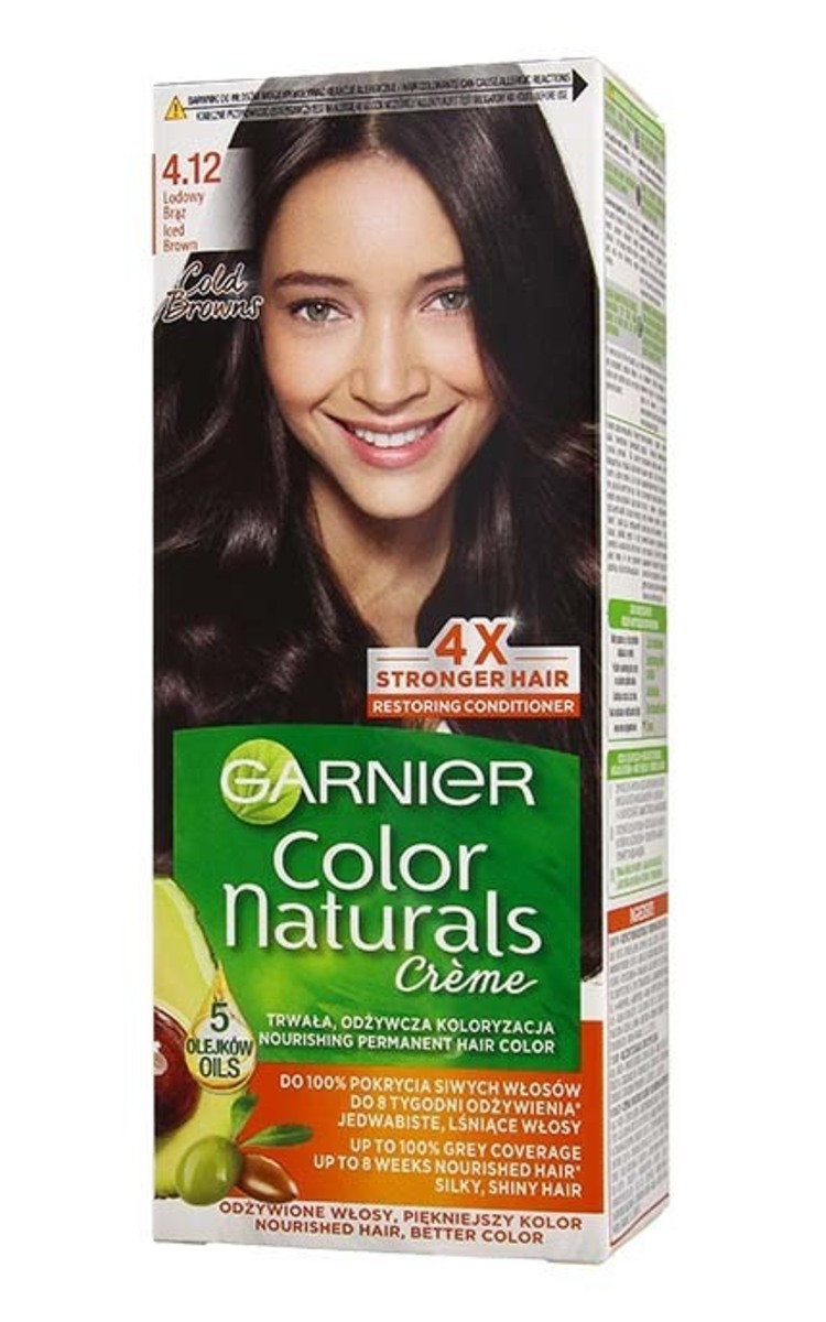 GARNIER COLOR NATURALS GARNIER COLOR NATURALS Краска для волос, 4.12 Iced Brown 1 шт