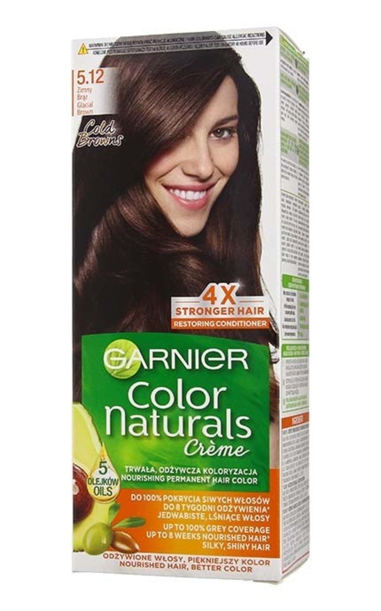 GARNIER COLOR NATURALS GARNIER COLOR NATURALS Краска для волос, 5.12 Glacial Brown 1 шт