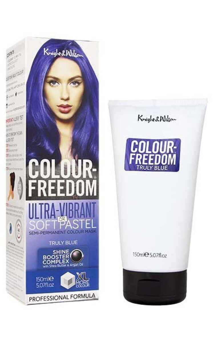 COLOUR FREEDOM COLOUR FREEDOM Тонирующая краска для волос, Truly Blue, 150мл 1 шт