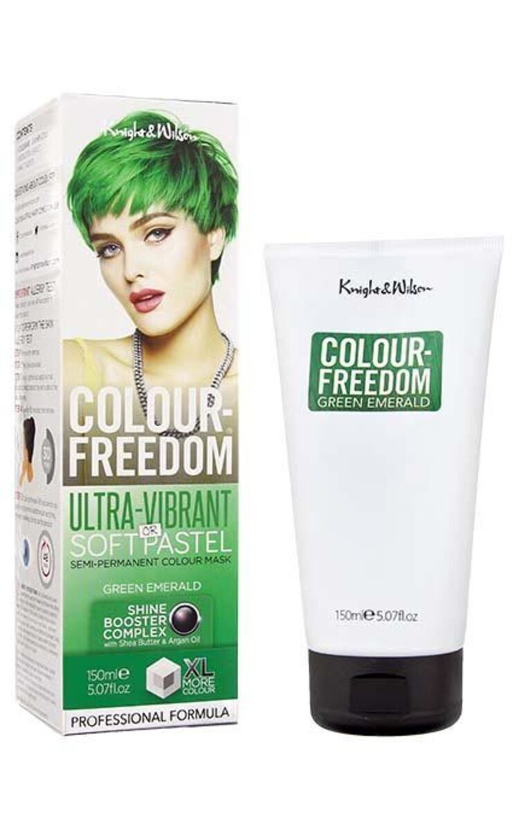 COLOUR FREEDOM COLOUR FREEDOM Тонирующая краска для волос, Green Emerald, 150мл 1 шт