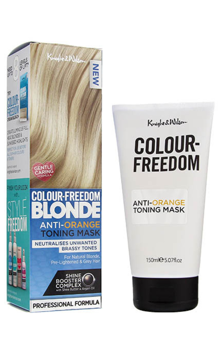 COLOUR FREEDOM COLOUR FREEDOM Blonde Anti-Orange tonējošā maska blondiem matiem, 150ml 1 gab.