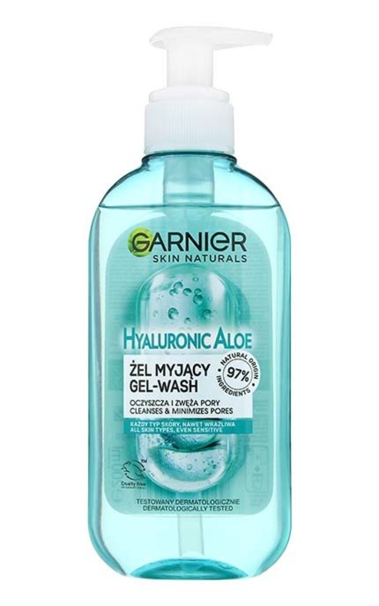 GARNIER GARNIER Skin Naturals Hyaluronic Aloe attīroša želeja sejai, 200ml 200 ml