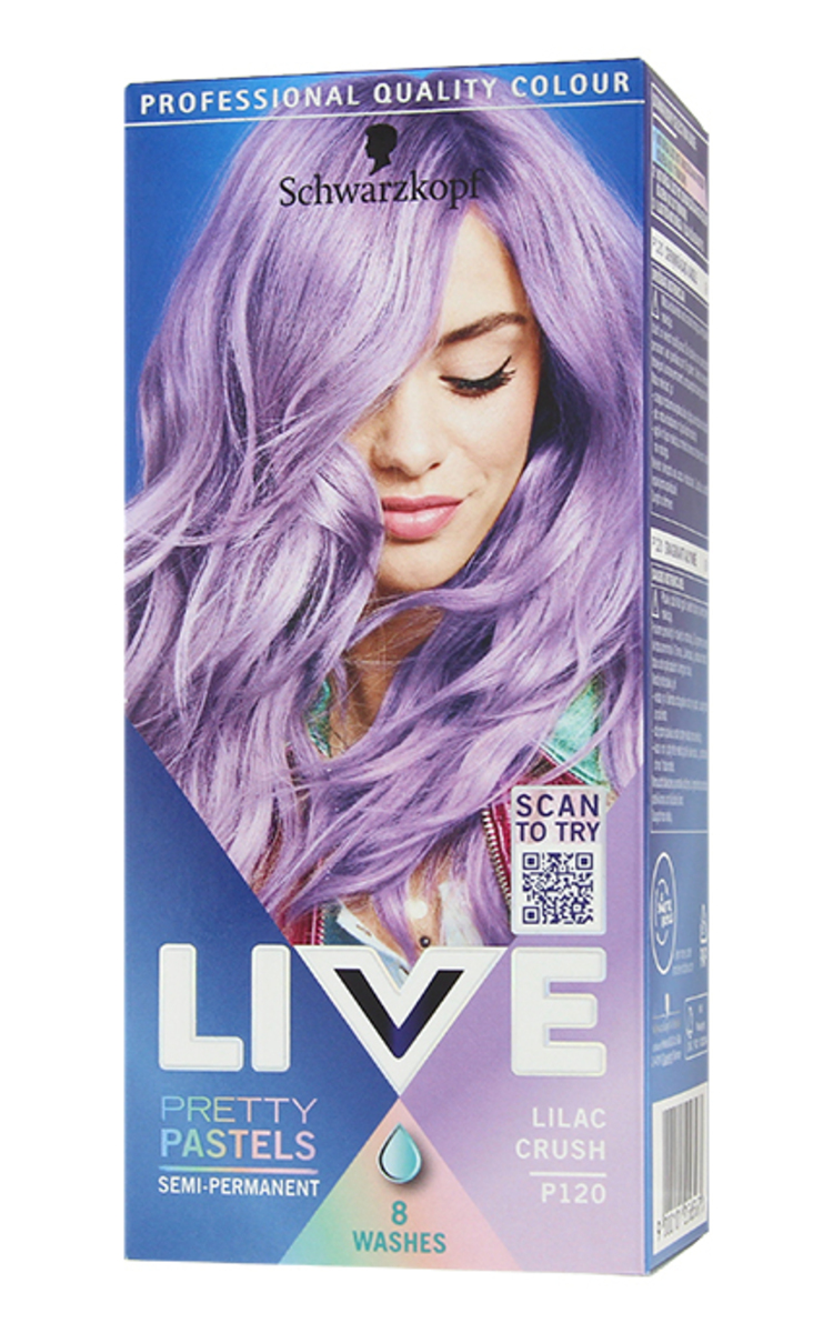 LIVE COLOR LIVE COLOR Pretty Pastels Краска для волос, P120 Lilac Crush 1 шт