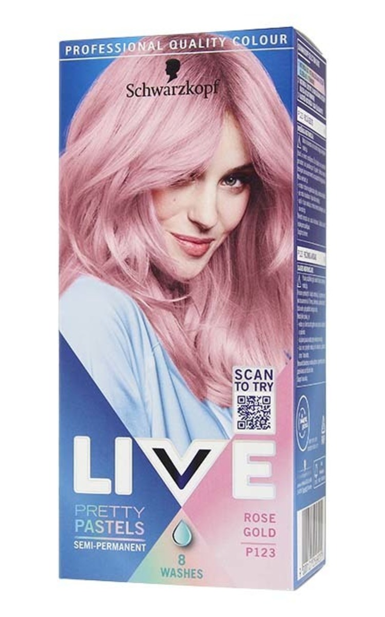 LIVE COLOR LIVE COLOR Pretty Pastels Краска для волос, P123 Rose Gold 1 шт