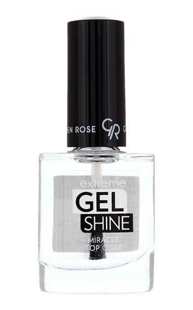 GOLDEN ROSE GOLDEN ROSE Extreme Gel Shine Miracle Top Coat, верхнее покрытие для ногтей, 10.2мл 10,2 мл