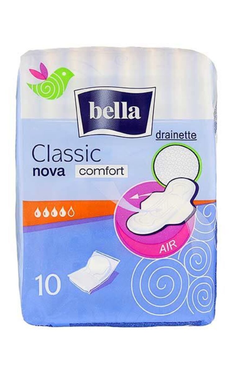 BELLA BELLA Classic Nova Comfort higiēniskās paketes, 10gab. 10 gab.