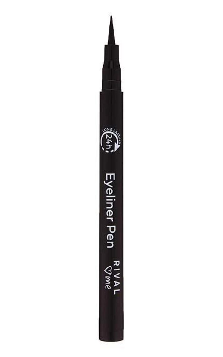 RIVAL LOVES ME RIVAL LOVES ME Eyeliner Pen acu laineris, Black, 1gab. Ultra Black