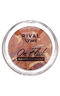 RIVAL LOVES ME Baked Bronzer kompakts bronzējošais līdzeklis, 01 Venus, 12g