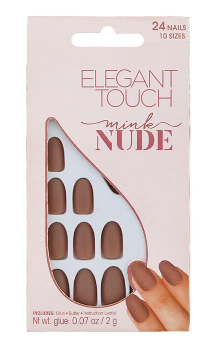 ELEGANT TOUCH ELEGANT TOUCH Mink Nude комплект накладных ногтей, 24шт. 1 шт